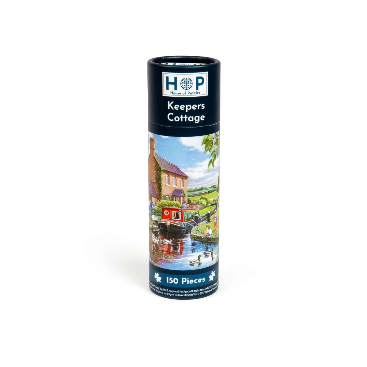 House Of Puzzles Keeper's Cottage Tube 150 Piece Jigsaw Puzzle Toys HP0800