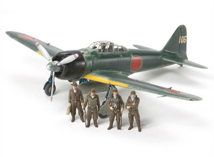 Tamiya 1/48 Mitsubishi A6M3/3A Zero (Zeke) 61108 Model Aircraft Kit