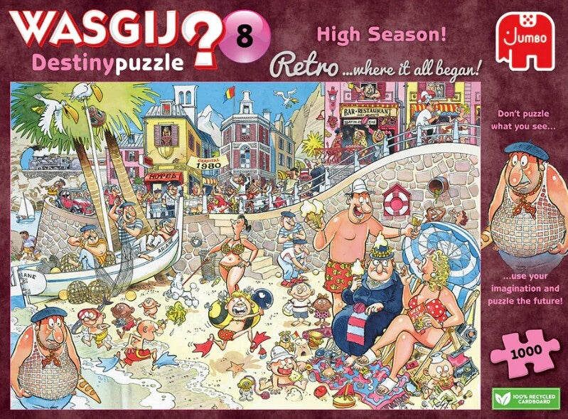 Jumbo Wasgij Retro Destiny 8 High Season 1000 Piece Jigsaw Puzzle Toys