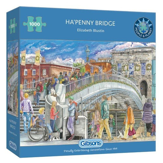 Gibsons Ha'penny Bridge 1000 Piece Jigsaw Puzzle G6350