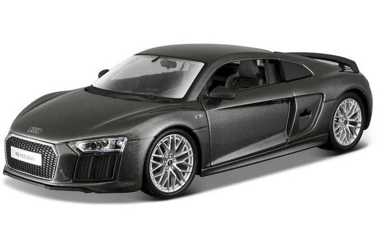 Maisto 1:24 1/24 Audi R8 V10 Black Diecast Model Car M31513