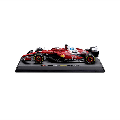 BURAGO 1/18 1:18 F1 FERRARI SF-25 2025 LECLERC WITH HELMET B18-16816L