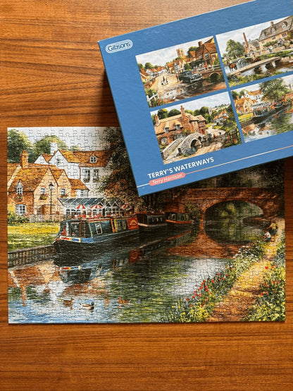 Gibsons Terry's Waterways 4 x 500 Piece Jigsaw Puzzle G5070