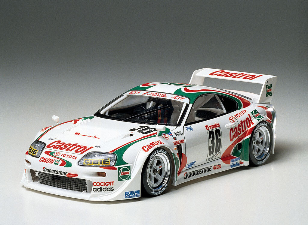 Tamiya Castrol Toyota Tom's Supra GT Car Model Kit Vehicle Toys 24163