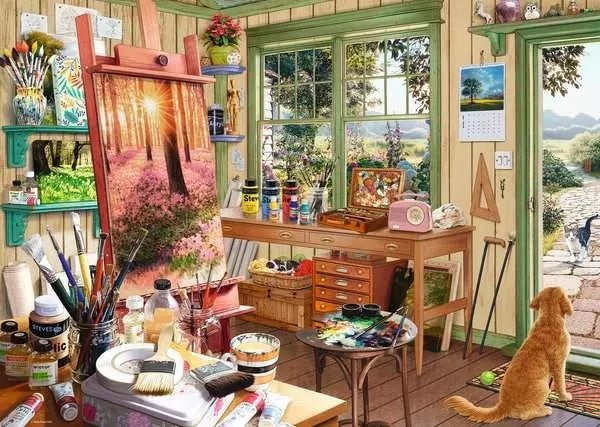 Ravensburger My Haven No 11: The Artist's Shed 1000 Piece Jigsaw Puzzle
