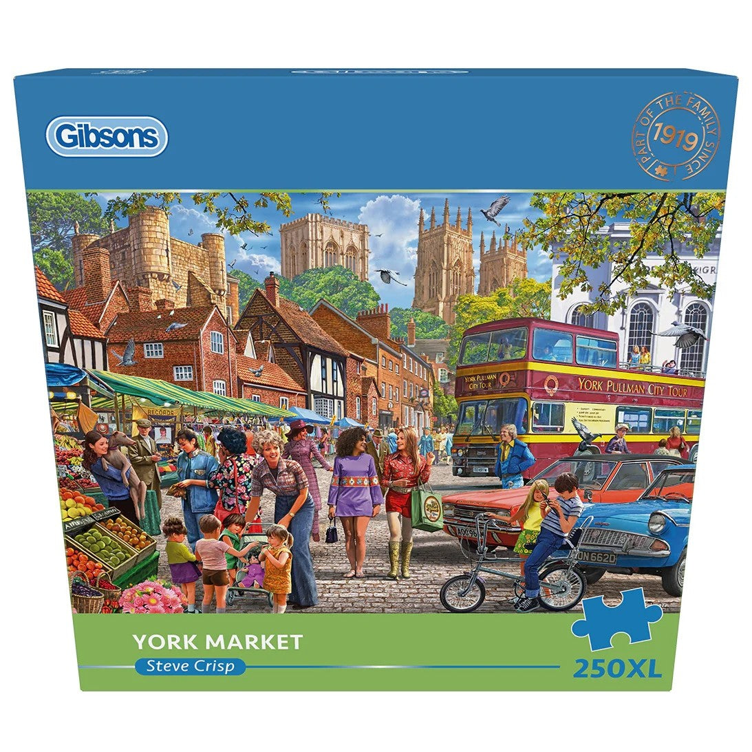Gibsons Games York Market 250XL Piece Jigsaw Puzzle Toys G2732