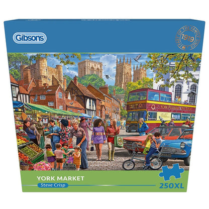 Gibsons Games York Market 250XL Piece Jigsaw Puzzle Toys G2732