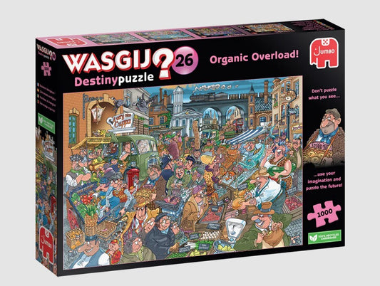 Jumbo Wasgij Destiny 26 Organic Overload! 1000 Piece Jigsaw Puzzle Toys