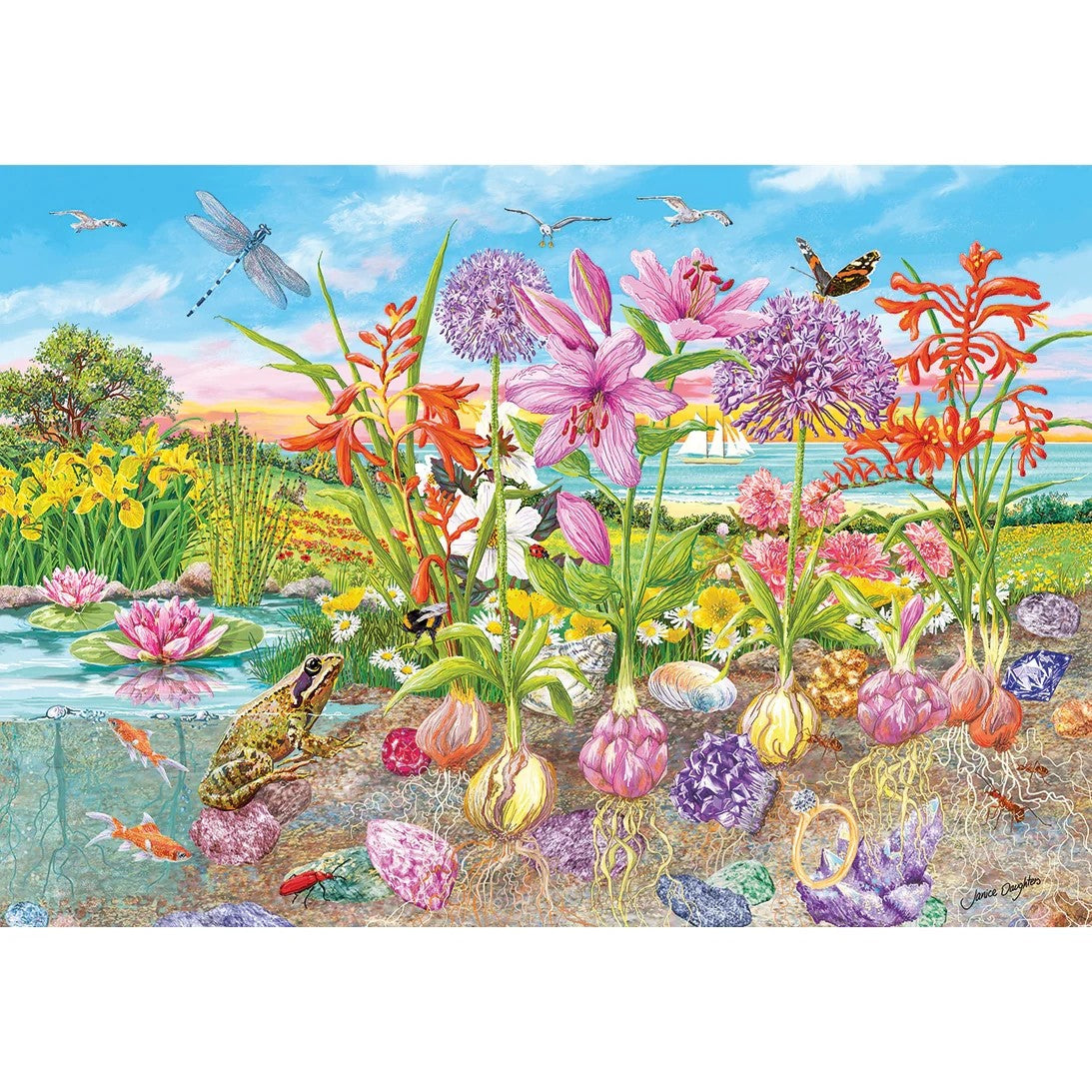 Gibsons Roots & Shoots 4 x 500 Piece Jigsaw Puzzle G5066