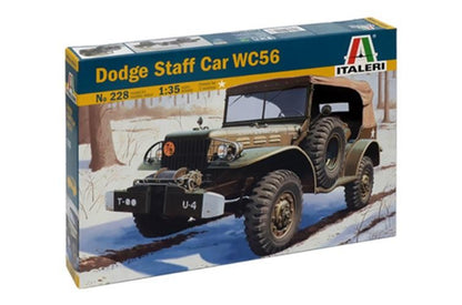 ITALERI 1/35 1:35 Dodge WC-56 Command Car MILITARY MODEL KIT 228