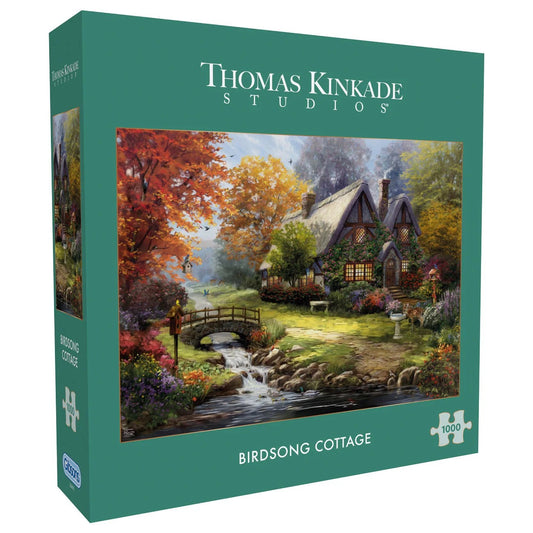 Gibsons Thomas Kinkade: Birdsong Cottage 1000 Piece Jigsaw Puzzle G6470