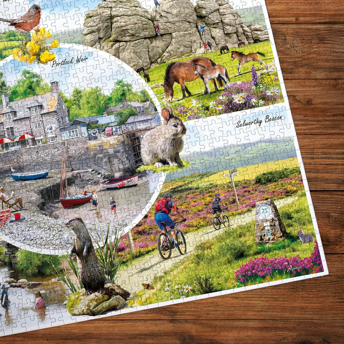 Gibsons Dartmoor & Exmoor 1000 Piece Jigsaw Puzzle G6462