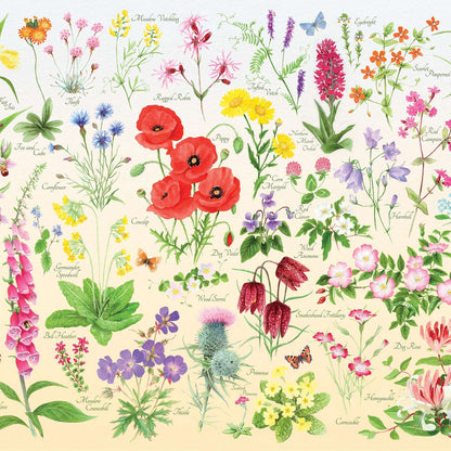 House Of Puzzles Wildflowers Puzzle Tube 150 Piece Jigsaw Puzzle Toys HP0792