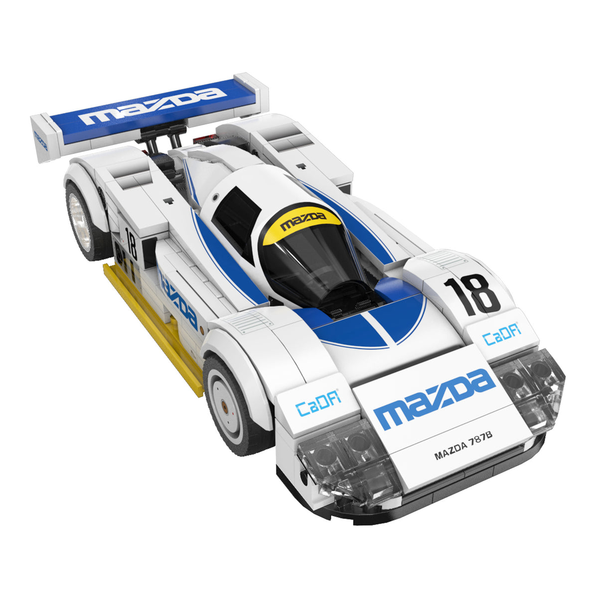 CaDA Building Bricks Mazda 787B 242 Pieces 1:24 Model Kit Toys C55029W