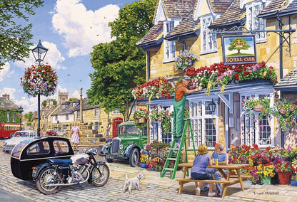 Gibsons Games The Gardener's Round 4 x 500 Piece Jigsaw Puzzle Toys G5047