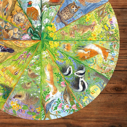 Gibsons National Trust: A Year In The Forest 500 Piece Jigsaw Puzzle G3709