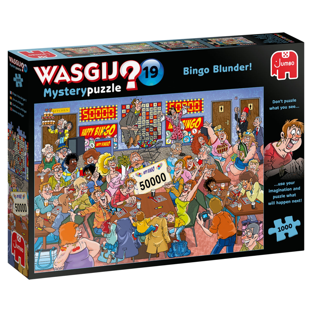Jumbo Wasgij Mystery 19 Bingo Blunder 1000 Piece Jigsaw Puzzle Toys