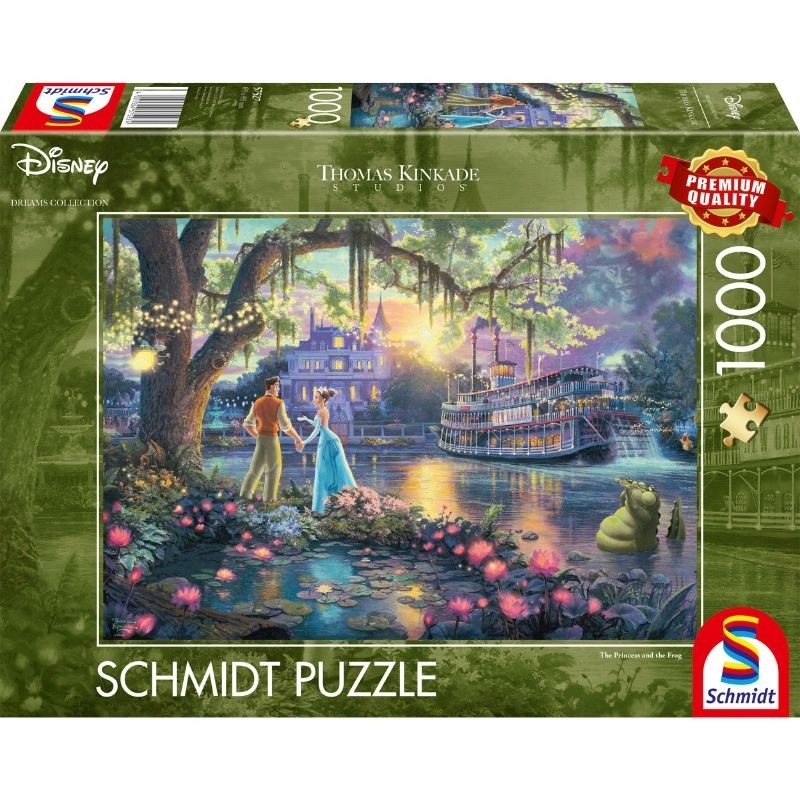 Schmidt Thomas Kinkade: Disney The Princess & The Frog 1000 Piece Jigsaw Puzzle
