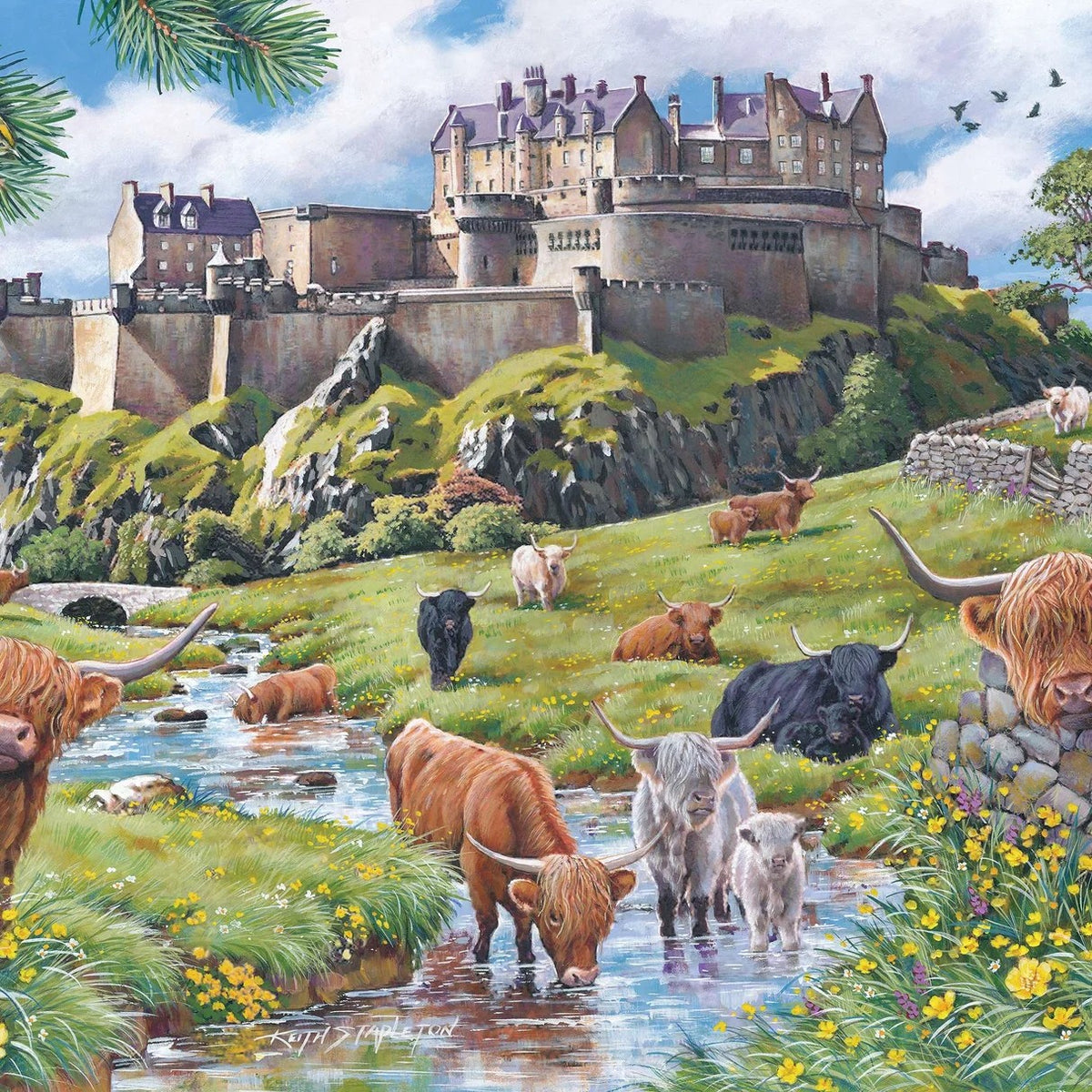 House Of Puzzles Stirling Castle 1000 Piece Jigsaw Puzzle Toys HP0850