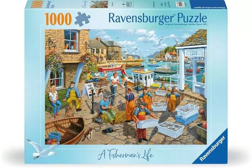 Ravensburger A Fisherman's Life 1000 Piece Jigsaw Puzzle Toys
