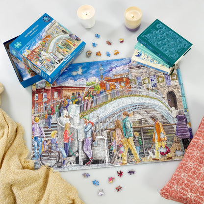 Gibsons Ha'penny Bridge 1000 Piece Jigsaw Puzzle G6350