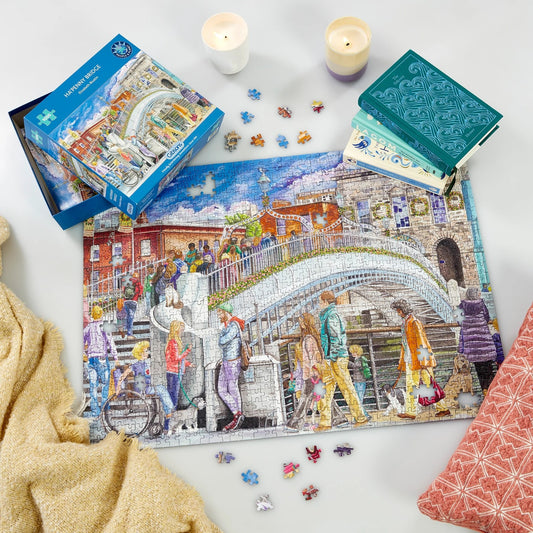 Gibsons Ha'penny Bridge 1000 Piece Jigsaw Puzzle G6350