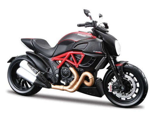 Maisto 1:12 1/12 Al Motorcycles Ducati Diavel Carbon Diecast Model M39196