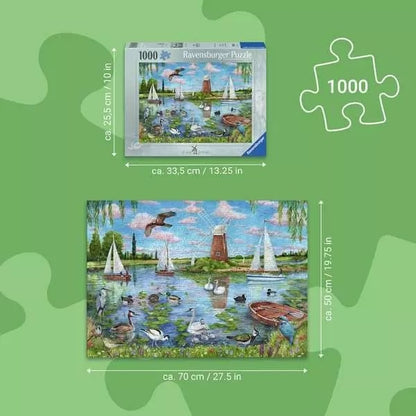 Ravensburger Life Along The Broads 1000 Piece Jigsaw Puzzle