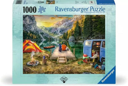 Ravensburger Calm Campsite 1000 Piece Jigsaw Puzzle Toys