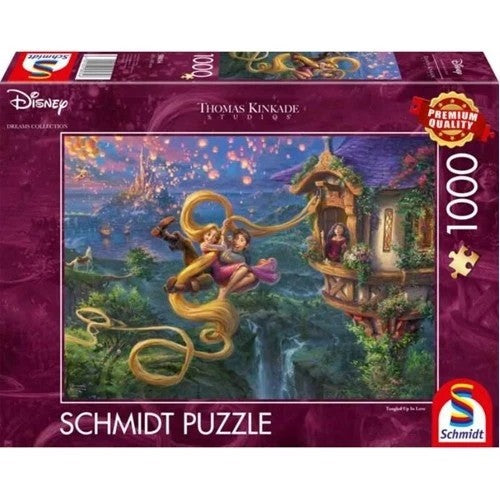 Schmidt Thomas Kinkade: Disney Tangled Up In Love 1000 Piece Jigsaw Puzzle