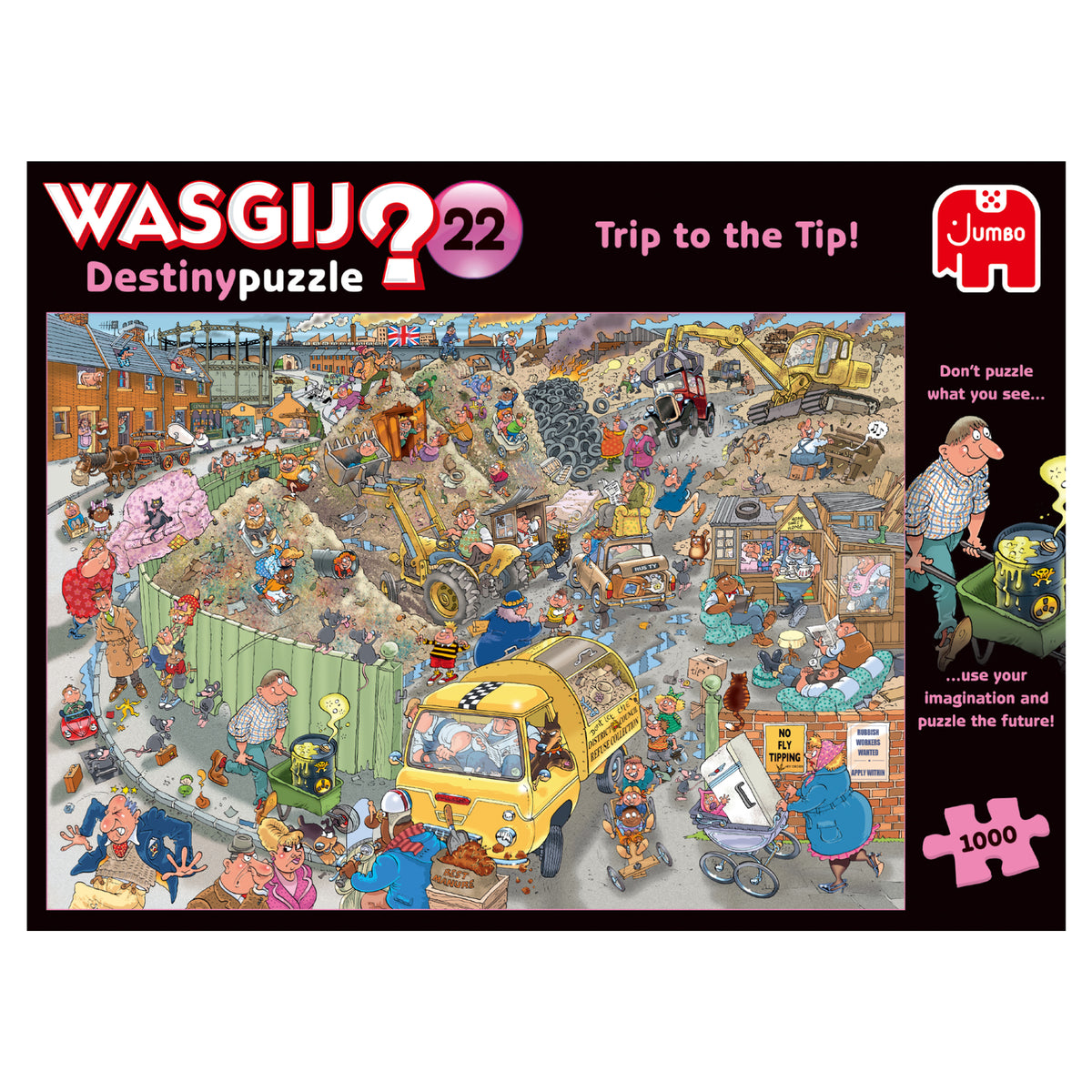 Jumbo Wasgij Destiny 22 Trip To The Tip 1000 Piece Jigsaw Puzzle Toys