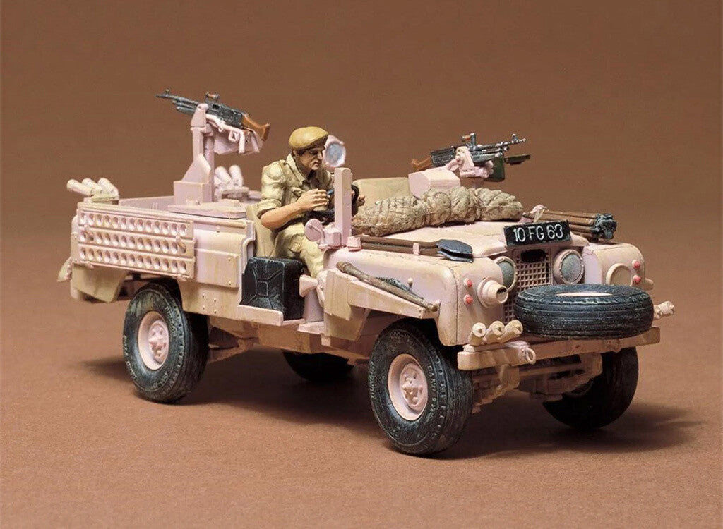 Tamiya Model Kit 1/35 SAS British Pink Panther Vehicle Model Kit Toys 35076