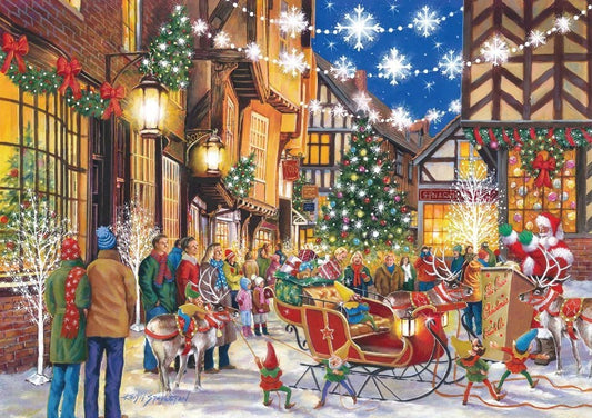 House Of Puzzles Santa Switch On Big 500 Piece Jigsaw Puzzle Toys HP0717