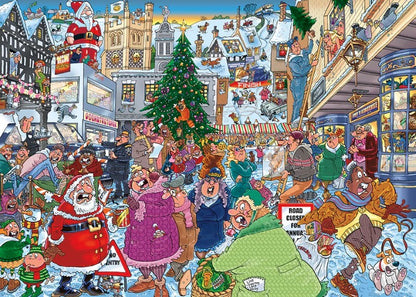 Jumbo Wasgij Christmas 19 Santa Dash 2 x 1000 Piece Jigsaw Puzzle