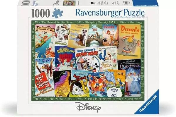 Ravensburger Disney Vintage Poster 1000 Piece Jigsaw Puzzle