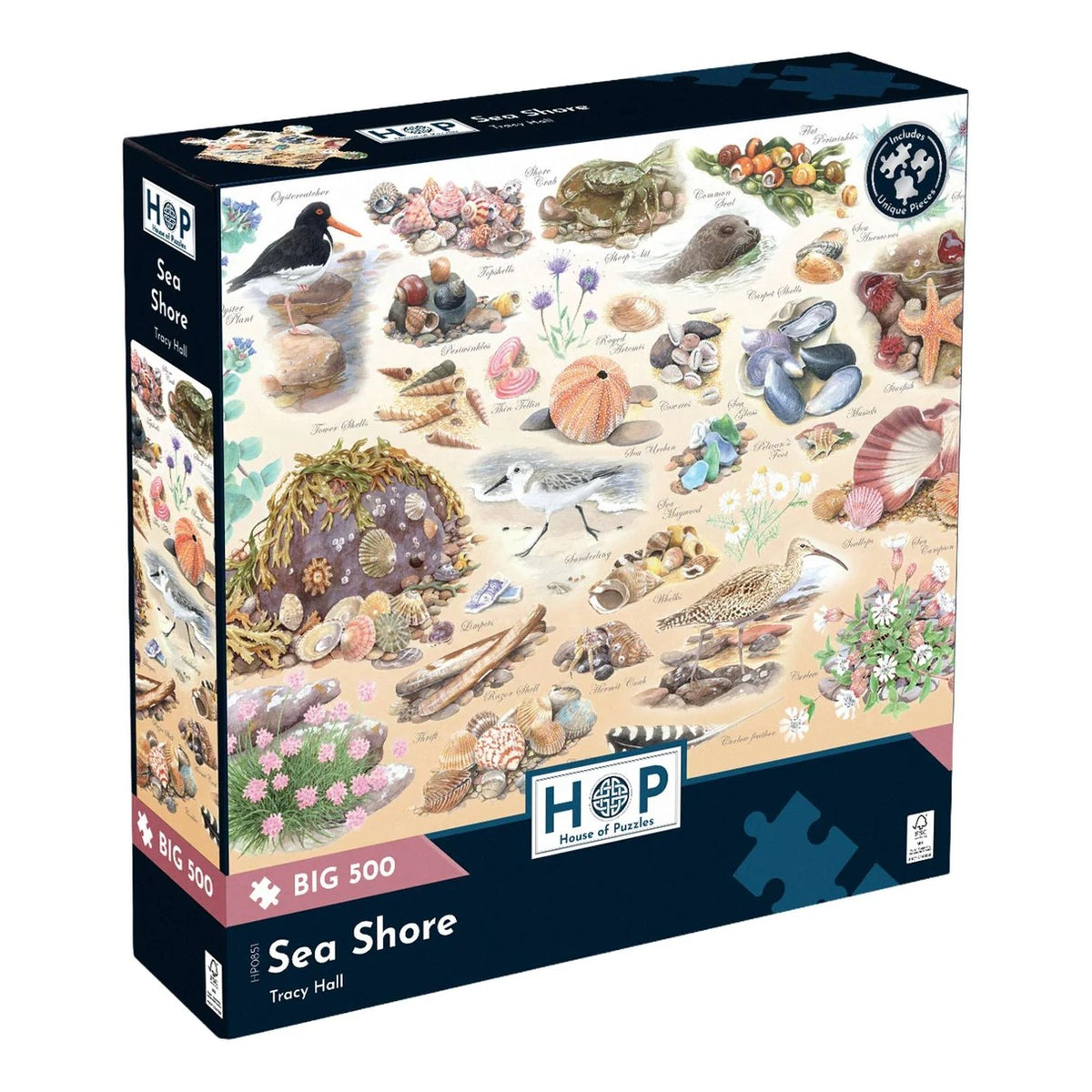 House Of Puzzles Sea Shore Big 500 Piece Jigsaw Puzzle Toys HP0851