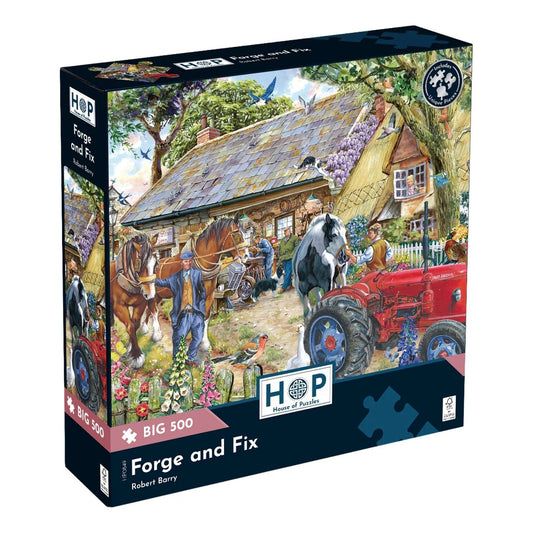 House Of Puzzles Forge And Fix Big 500 Piece Jigsaw Puzzle Toys HP0849