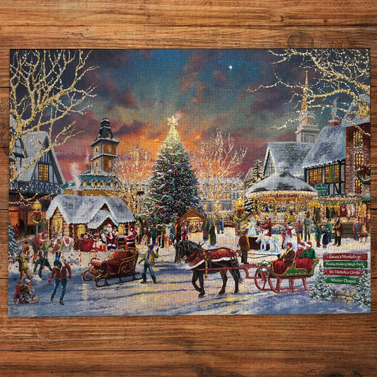 Gibsons Thomas Kinkade: The Christmas Festival 1000 Piece Jigsaw G6446
