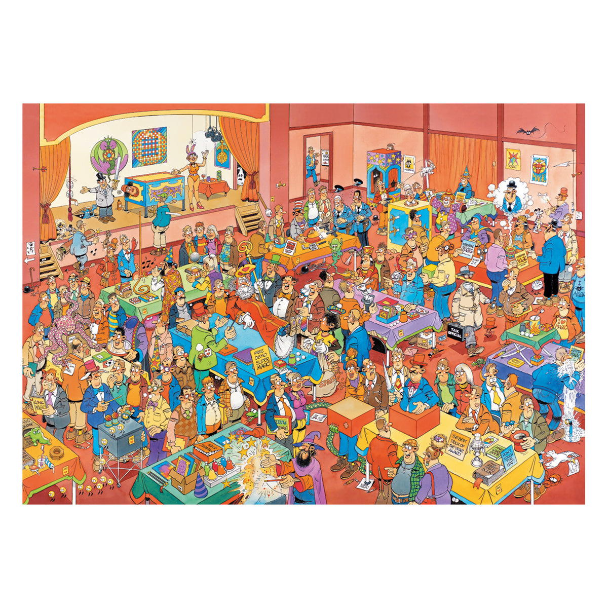 Jumbo Jan Van Haasteren The Magic Fair 1000 Piece Jigsaw Puzzle Toys