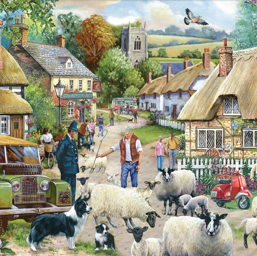 House Of Puzzles Where Are Ewe Going 1000 Piece Jigsaw Puzzle Toys HP0848