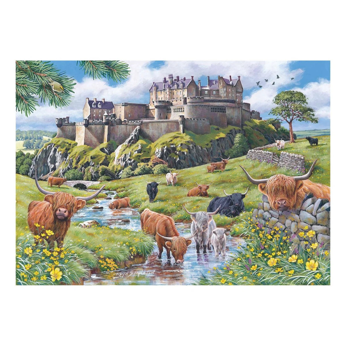 House Of Puzzles Stirling Castle 1000 Piece Jigsaw Puzzle Toys HP0850