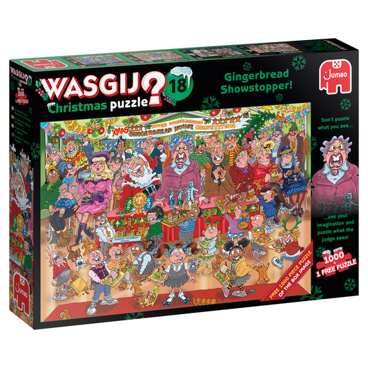 Jumbo Wasgij Christmas 18 Gingerbread Showstopper 1000 Piece Jigsaw Puzzle