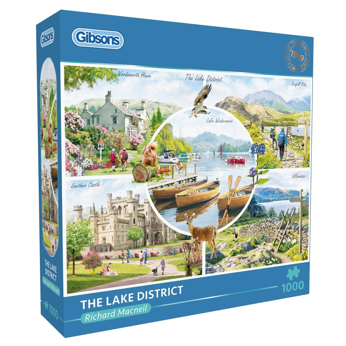 Gibsons Games The Lake District 1000 piece Jigsaw Puzzle Toys G6473