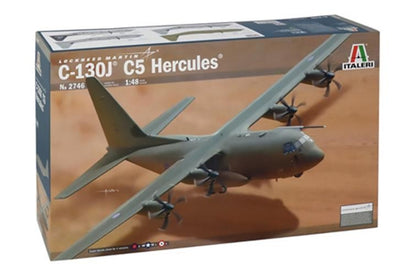 ITALERI 1/48 1:48 RAF HERCULES C-130J C5 Scale Model Aircraft Kit  2746