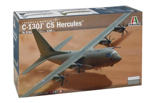 ITALERI 1/48 1:48 RAF HERCULES C-130J C5 Scale Model Aircraft Kit  2746