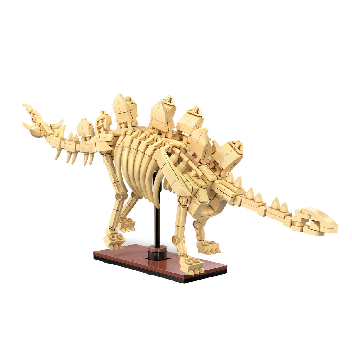 CaDA Building Bricks Stegosarus Dinosaur Fossils 297 Piece Model Kit C59012W