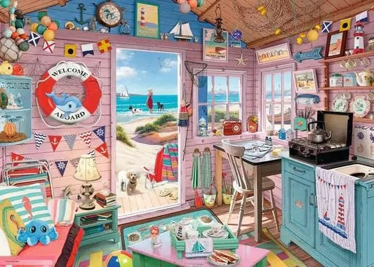 Ravensburger My Haven No 7: The Beach Hut 1000 Piece Jigsaw Puzzle