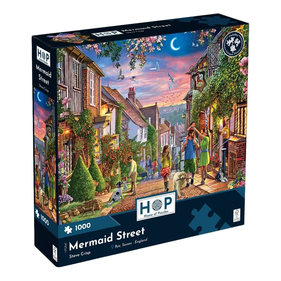 House Of Puzzles Mermaid Street 1000 Piece Jigsaw Toys HP0841