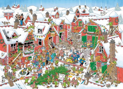 Jumbo Jan van Haasteren - Santa's Village  1000 Piece Jigsaw Puzzle Toys