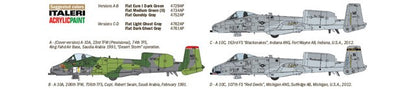 ITALERI 1/72 1:72 A-10 GULF WAR SCALE MODEL KIT 1376